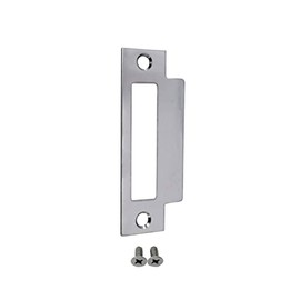 QCAA Stainless Steel Extended Replacement Lock Strike, 4-7/8", for Deadbolt,1 Pack, Made in Taiwan