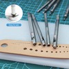 11pcs Punch Tool Punch Snap Kit, Leather Craft Snap Fastener