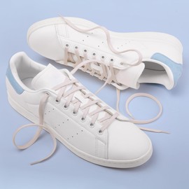 Miscly Flat Shoe Laces for Sneakers, Multiple Lengths and Colors Available, Off-white, 54″ (137 CM)