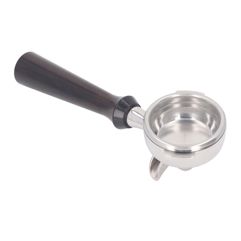 58mm Double Spouts Portafilter for Nuova Coffee Machines Stainless Steel