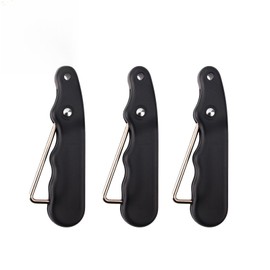 3pcs Hockey Skate Tightener, Black Shoelace Tightening Tool Portable Skate Shoe Lace Puller Lace Hook Accessories Tool Gadgets for Ice Skates Boots