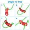 PATIKIL 4mm Tent Rope, 12 Pack 6.5ft Reflective Guyline Cord