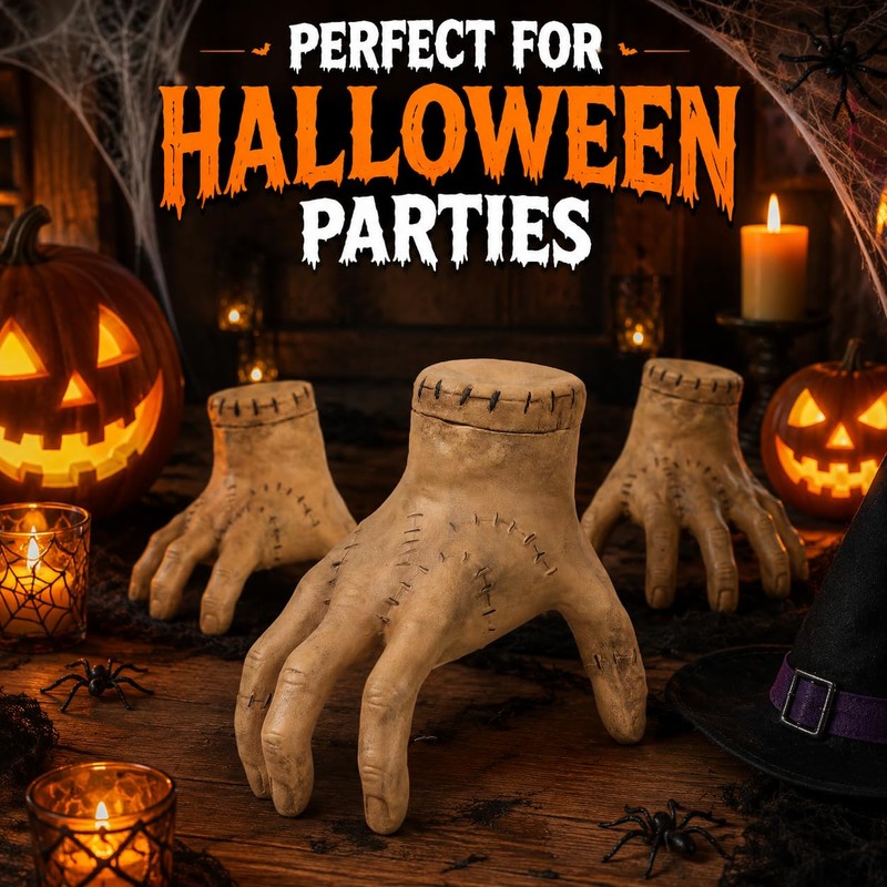 Ditip Sound Activated Halloween Animatronics Thing Hand Halloween Fake Prop
