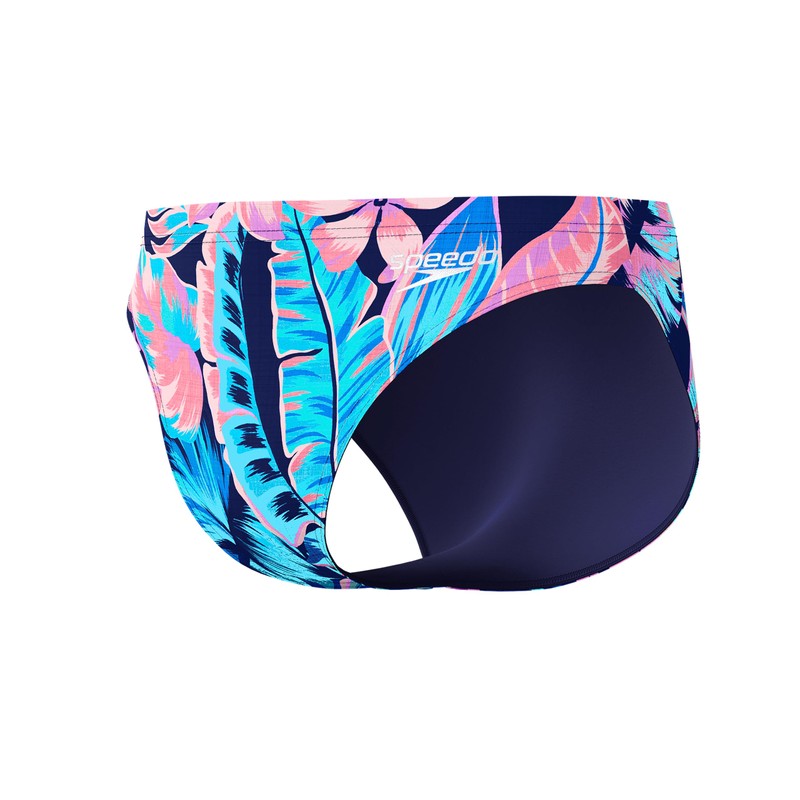 Speedo Men's Print Beachstar Brief 2 Inch Swimming Trunks