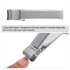 VOCOSTE Nail Clippers Nail Care Nail Cutter Portable Grey Stainless