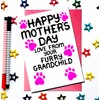 Mother's Day Card From Furry Grandchild, Dog, Cat, Mothers Day