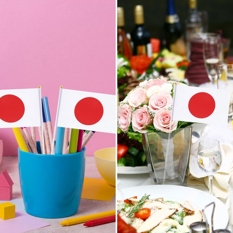 Japan Flag Japanese Flag, Small Mini Handheld Japan Flags on