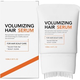Hair Growth Serum with Built-In Brush, Scalp Massager, Heartleaf-Derived Exosome Scalp Serum for Thinning Hair, Lightweight Non-Greasy Thickening for Fuller-Looking and Daily Scalp CareDiseño de moda