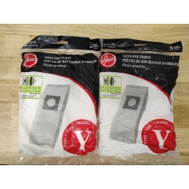 Hoover (2 PACK) Genuine Hoover Type Y Allergen Filtration Vacuum Bag Windtunnel C3