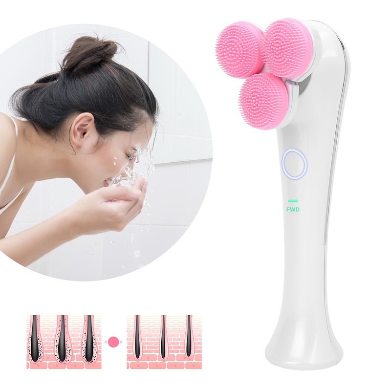 Facial Cleansing Brush Waterproof Face Pore Deep Cleansing Silicone Face