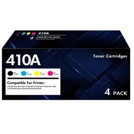 410A Toner Cartridge 4 Pack 410X MFP M477fnw M452dn Toner M477 M452 M377