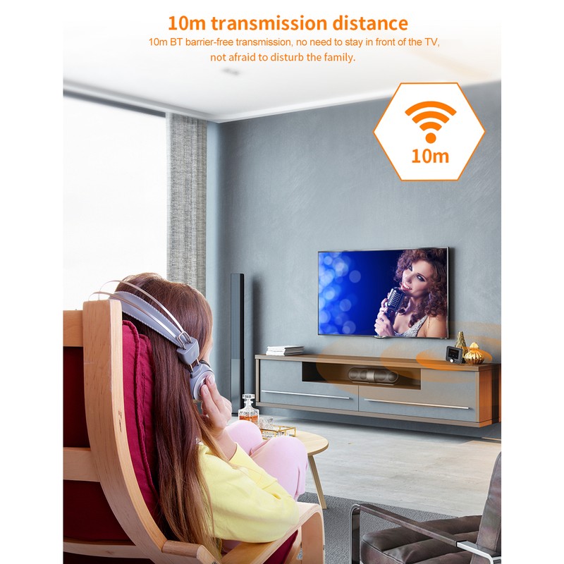 RT05 BT5.2 Audio Receiver Transmitter 2-in-1 Wireless 3.5mm Audio Adapter