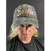 Rubber Johnnies EXOTIC BASEBALL CAP with blond hair attached, Tiger