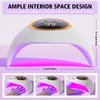 72W UV LED Nail Lamp, 2026 New Upgrade UV Light