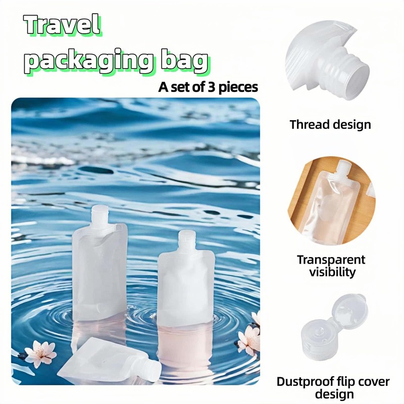 Chinshwehaw Travel Bottles Kit Leak Proof Silicone - Refillable Containers