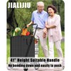 Heavy Duty Folding Shopping Cart for Groceries, Jumbo Grocery Carts