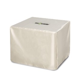 Nuu Garden 30 Inch Patio Gas Fire Pit Cover Square-Waterproof 210D Heavy Duty Fabric with PVC Coating For Outside