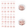 30 Pcs Binder Clips Powerful Clamping Force Deer Bone Shapes