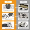 Chibery 50 Pack 1-1/2" Overlay 4D Soft Close Concealed Hinges