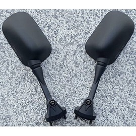 i5 Black Mirrors for Kawasaki Ninja ZX6 ZX6R ZX6RR 2005-2008, ZX10 ZX10R 2004-2007.