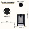 RV Interior 12v LED Pendant Light with Replace Bulb for