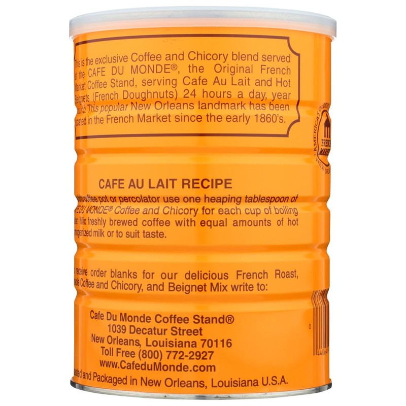 Cafe Du Monde Coffee Chicory, 15 Ounce (Pack of 3)