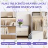 SCENTORINI Shelf Liners for Kitchen Cabinets Non-Adhesive, Lavender Scented Drawer