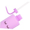 VICASKY 2pcs Lash Washing Bottles with Curved Spout Durable Squeeze