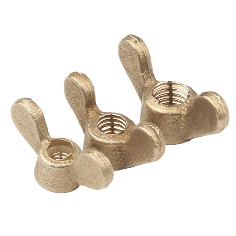 Yudesun 2Pcs M14 Wing Nut Fasteners Brass Butterfly Nuts Bolt