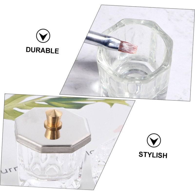 FOMIYES Nail Painting Brush Set with Lid 10pcs 3D Floral