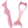 2pcs Silicone Eyeliner Stencils Winged Tip Eyeliner Aid Eyebrow Pencil Stencil Reusable Applicator Guide Tool Smoky Eyeshadow Makeup Tool Kit