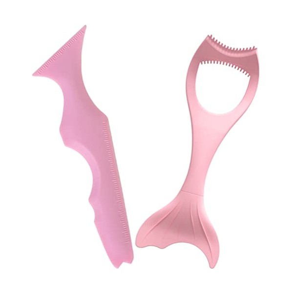 2pcs Silicone Eyeliner Stencils Winged Tip Eyeliner Aid Eyebrow Pencil