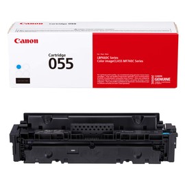 Canon CRG 055 Toner Cartridge, Cyan, 3015C001