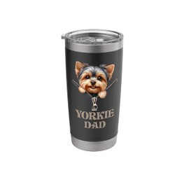 Yorkie Dad Stainless Steel Insulated Tumbler