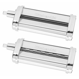 KitchenAid KSMPCA Pasta Cutter Attachment Set (2 Piece), One Size, Silver