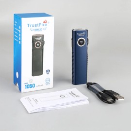 TrustFire X3 Green Laser & 365nm UV light Flashlight 1050Lumen Rechargeable Magnet Torch  - Blue