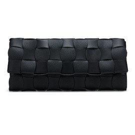 CHUNLI Trendy Woven Evening Clutch Purses for Women, PU Leather Crossbody Shoulder Purse Handbag for Women Evening, Formal Events, Wedding, Party, and Special Occasions