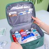 katmerio Medikament Tasche, 2 Stück Tragbar Medikamententasche, Reiseapotheke Tasche Wasserdicht,