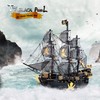 Piececool 3D Puzzles for Adults, Black Pearl Pirate Ship Metal