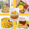 100PCS Tiny Resin Mini Bee Decorations, 3D Resin Mini Bees