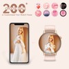 Erkwei Women's Smartwatch with Phone Function, Message Notifications, 1.32 Full