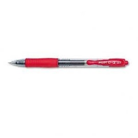 Pilot G2 Retractable Gel Ink Roller Ball Pen, Red Fine Point, 5-COUNT (31172)