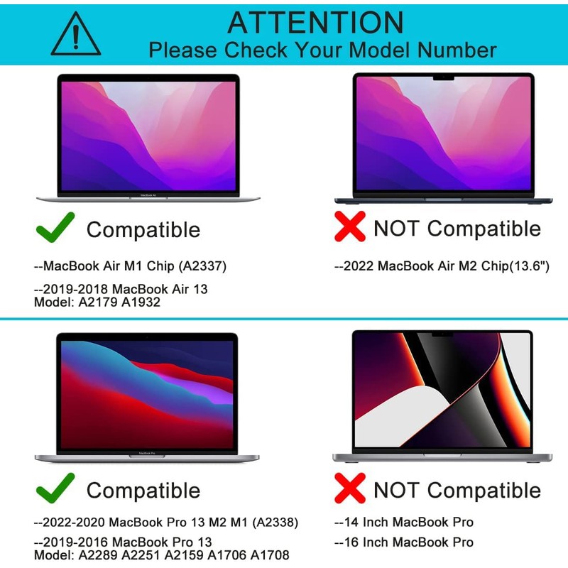 Glass Screen Protector for 13" MacBook Pro 13 M2 M1
