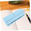 KONTONTY Manual Adjustable Six-Hole Puncher for Notebooks Portable Paper Punch