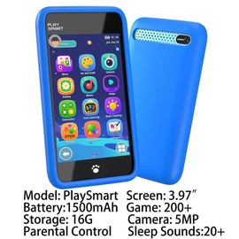 Dekala X39 Kids Phone Toys Age 3-12, 180° Rotatable Camera, Music Player, 2.8" Touchscreen, Mini Phone with Educational Games play tools, Gift for Kids:_X39 2.8" Sceen