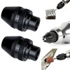 Bestgle Drill chuck 2 pieces 4486 keyless drill chuck accessory
