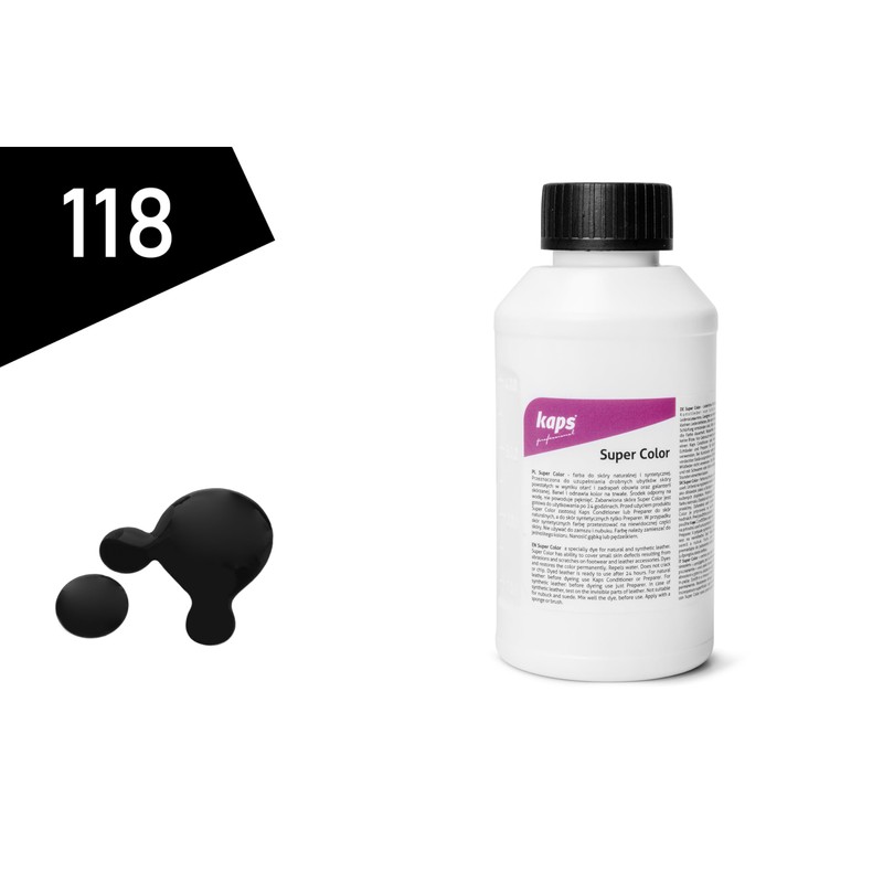 Leather dye for natural leather, synthetic and textile. Developed Super