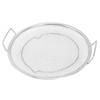 Stainless Steel Fruit Basket Double Handles Metal Mesh Drain Round