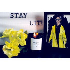 Marie Hunter - Tuberose Signature Candle, Soy Coconut Wax Blend, Luxury Wax Blend, Luxury Candles, Aromatic Candles, Hand Poured, All Natural, Long Lasting, Highly Scented Candles