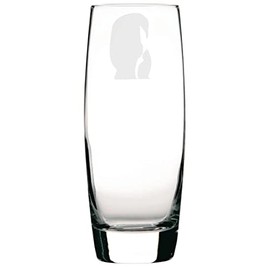 Penguin & Baby Engraved Hi-Ball Glass, Penguin Gift, Penguin Glass, Gift for Women, Gift for Men